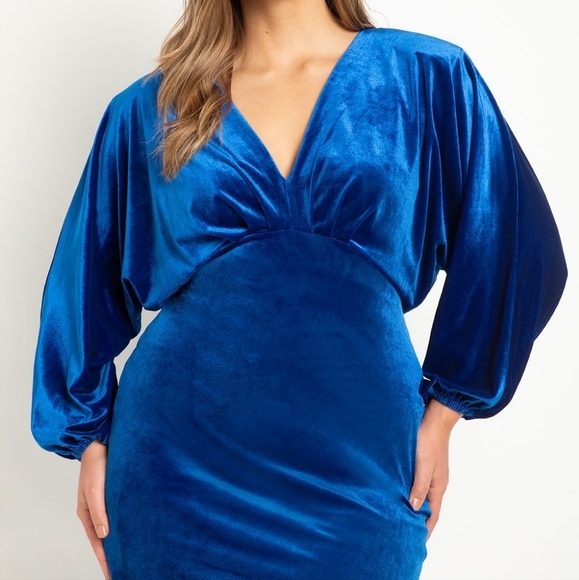 𝅺Eloquii velvet dress - Picture 6 of 10